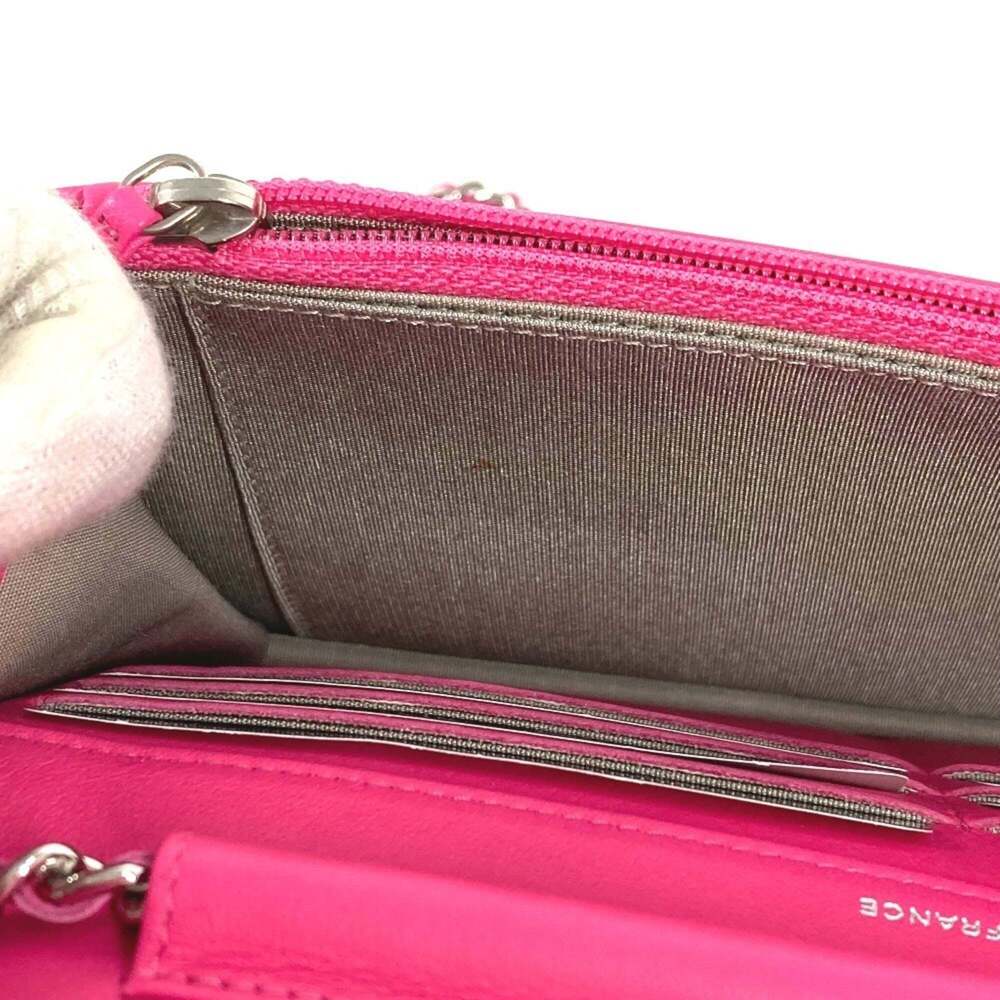 CHANEL Authentic Pink Leather Wallet - Picture 12 of 16
